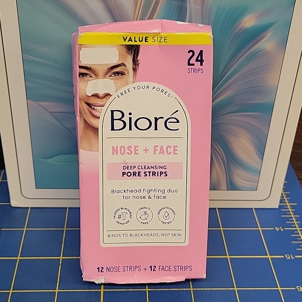 Pink Deep Cleansing Pore 12 Nose & 12 Face Strips New